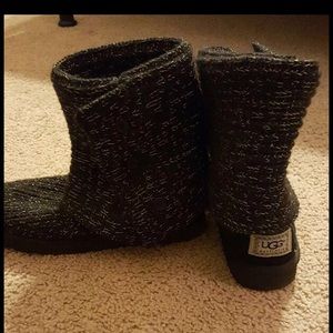 UGG boots gray and black